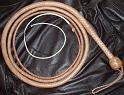 10ft Natural Tan 12 plait Indiana Jones Bullwhip 3I